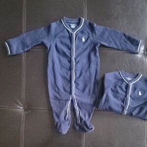 Ralph Lauren Dark Blue Footed One Piece